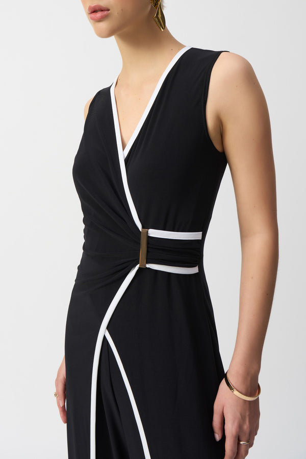 Women's Joseph Ribkoff |Sleeveless Culotte Jumpsuit |Black and