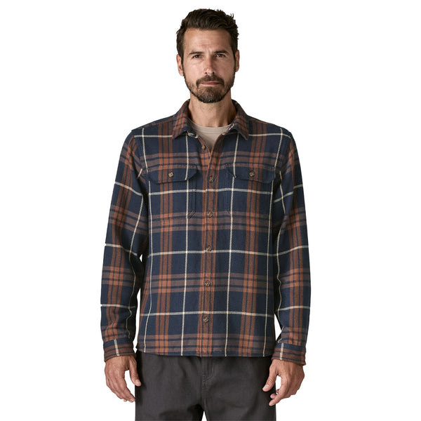 Men's Patagonia | Fjord Loft Shirt Jacket | Netted: Sunken Blue