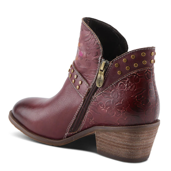 Women's L'Artiste | Dainty Lady Bootie | Bordeaux Multi - FLCrooks.com