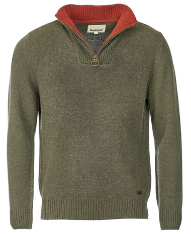 Men's Barbour | Nelson Half Zip Sweater | Seaweed