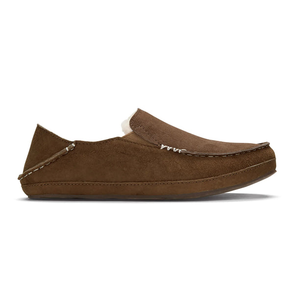 Nohea Nubuck Slipper by OluKai new in box coral footwear Olukai Nohea Slipper - Cedarwood Red Womens Leather Slippers  main image 2