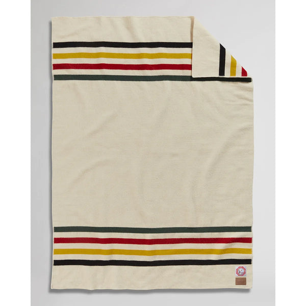 Serviette De Bain Pendleton Glacier National Park – 30x58 Inch – 100% Coton – Blanche