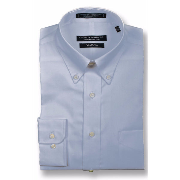 Men's Forsyth of Canada |The Freedom Shirt Button-Down Collar | Traditional Fit 18.5 / 36/37 / Light Blue Men's Forsyth of Canada |The Freedom Shirt Button-Down Collar | Traditional Fit 18.5 / 36/37 / Light Blue