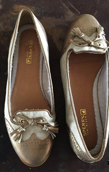 Women's Sperry | Harper Linen | Bronze - FL Crooks