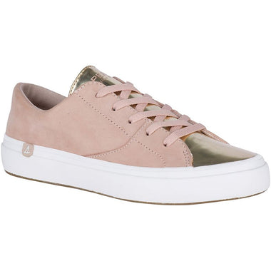 Women's  Sperry | Haven Lace Up Sneakers | Rose/Gold Leather