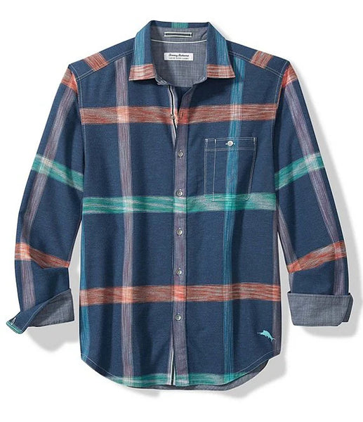 Men's Tommy Bahama | Canyon Beach Chill Out Check Woven Shirt | Coastline