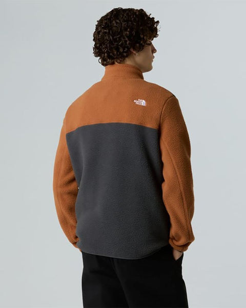 Men's The North Face | Men’s Yumiori ¼-Zip | Asphalt Grey and Burnt Umber