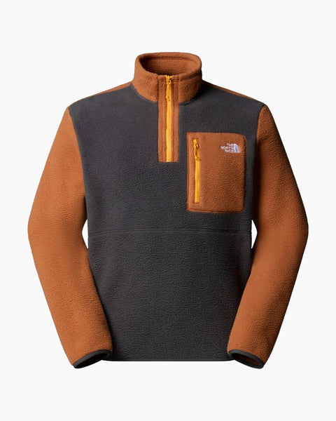 Men's The North Face | Men’s Yumiori ¼-Zip | Asphalt Grey and Burnt Umber