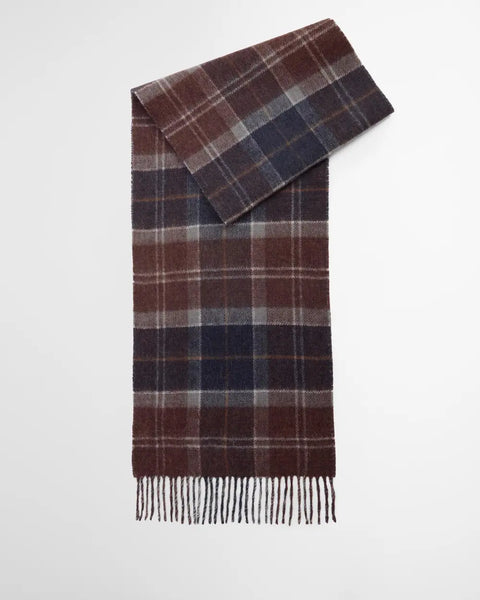 Men's Barbour | Dramside Reversible Lambswool Scarf | Midnight