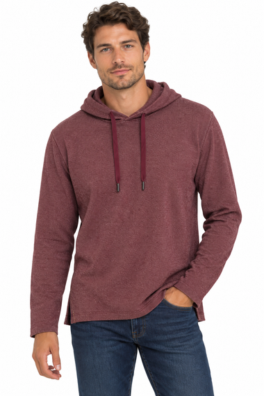 Men's Tommy Bahama | Fireside Coast Hoodie |  Pinot Noir