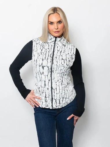 Women's Snoskins | Blister Sweater Knit Zip Vest | Snow