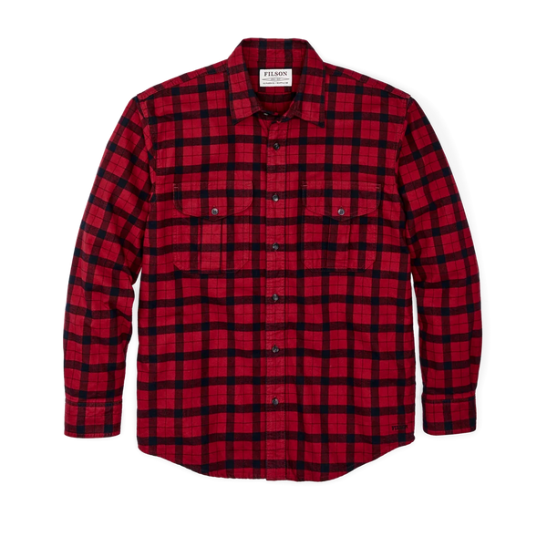 Men's Filson | Alaskan Guide Shirt | Red Black Plaid
