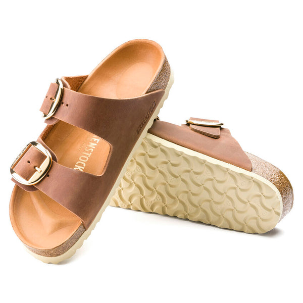Women's Birkenstock |  Arizona Big Buckle | Cognac