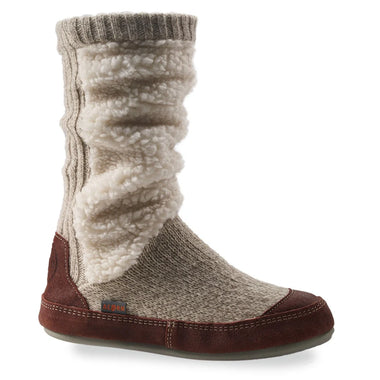 Women's Acorn | Slouch Boot Slipper | Buff Popcorn