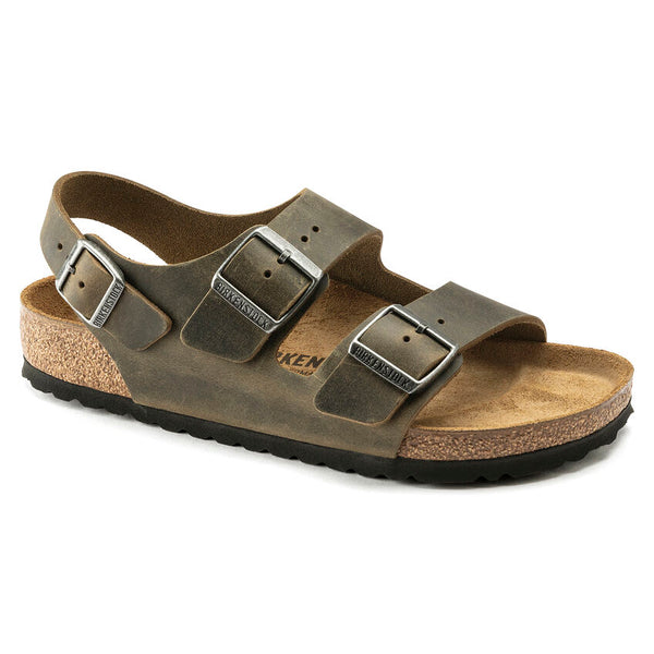 Men's Birkenstock | Milano Oiled Leather | Faded Khaki
