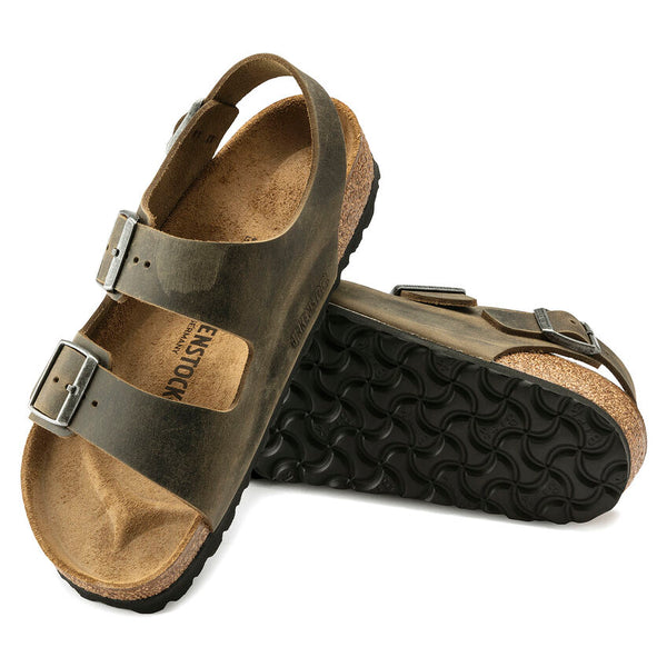 Men's Birkenstock | Milano Oiled Leather | Faded Khaki