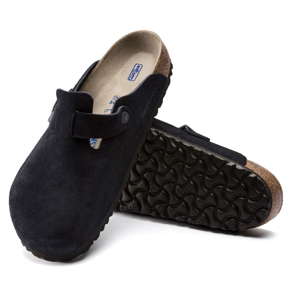 Women's Birkenstock | Boston Suede Clog | Midnight