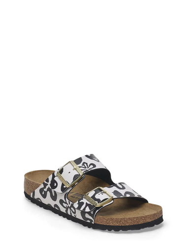 Women's Birkenstock | Arizona BS | Blooms White Black
