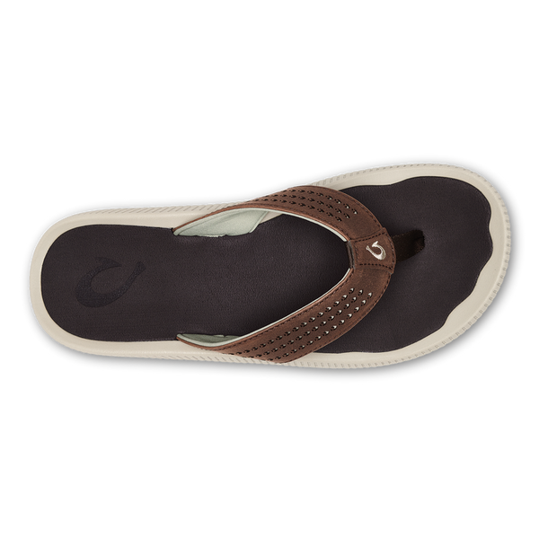 Men's Olukai | Ulele Sandal | Dark Wood Top