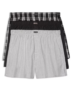 Men's Calvin Klein | 3-Pack Traditional Boxers| Black & White