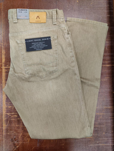 Men's Alberto | 1577 Pipe Regular Fit | Dark Khaki