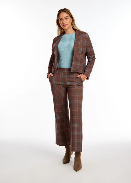 Women's French Dressing | Cropped Blazer | Tribeca Check