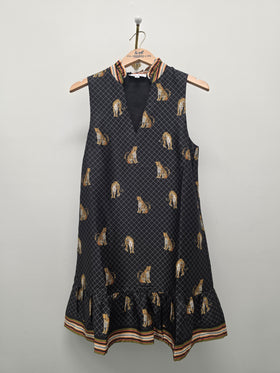 Women's THML | Leopard Print Dress | Black