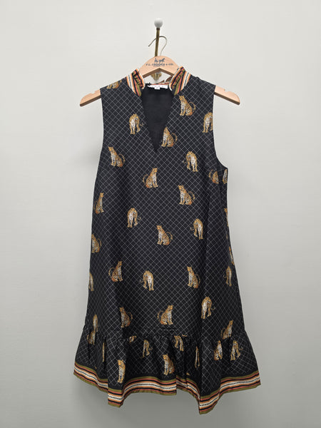 Women's THML | Leopard Print Dress | Black