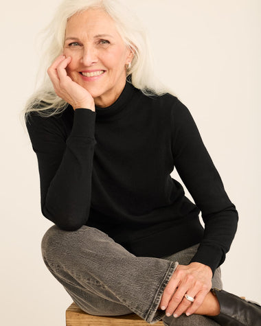Women's Pendleton | Merino Turtleneck | Black