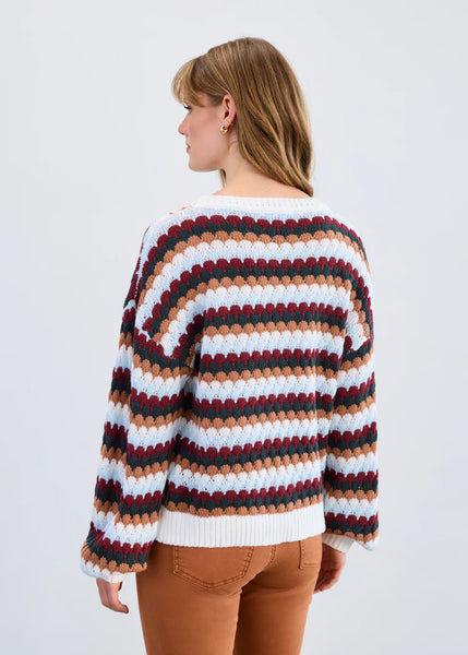 Women's French Dressing | Boat Neck Sweater | Carnaby Stripe