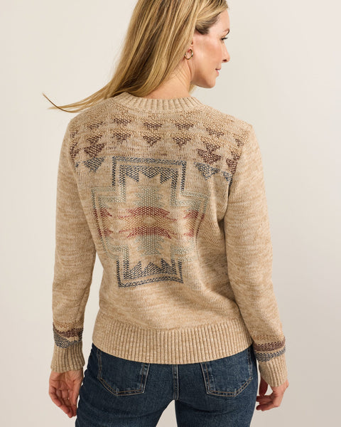 Women's Pendleton | Columbia River Sweater | Ecru