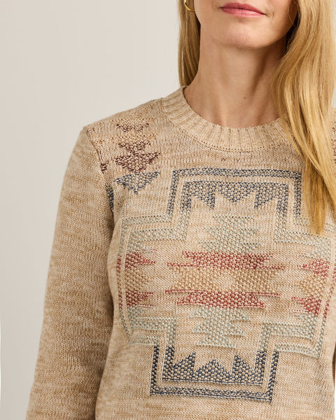 Women's Pendleton | Columbia River Sweater | Ecru