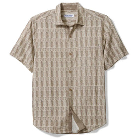 Men's Tommy Bahama | Coastal Ease Siena Geo IslandZone® Camp Shirt | Twill