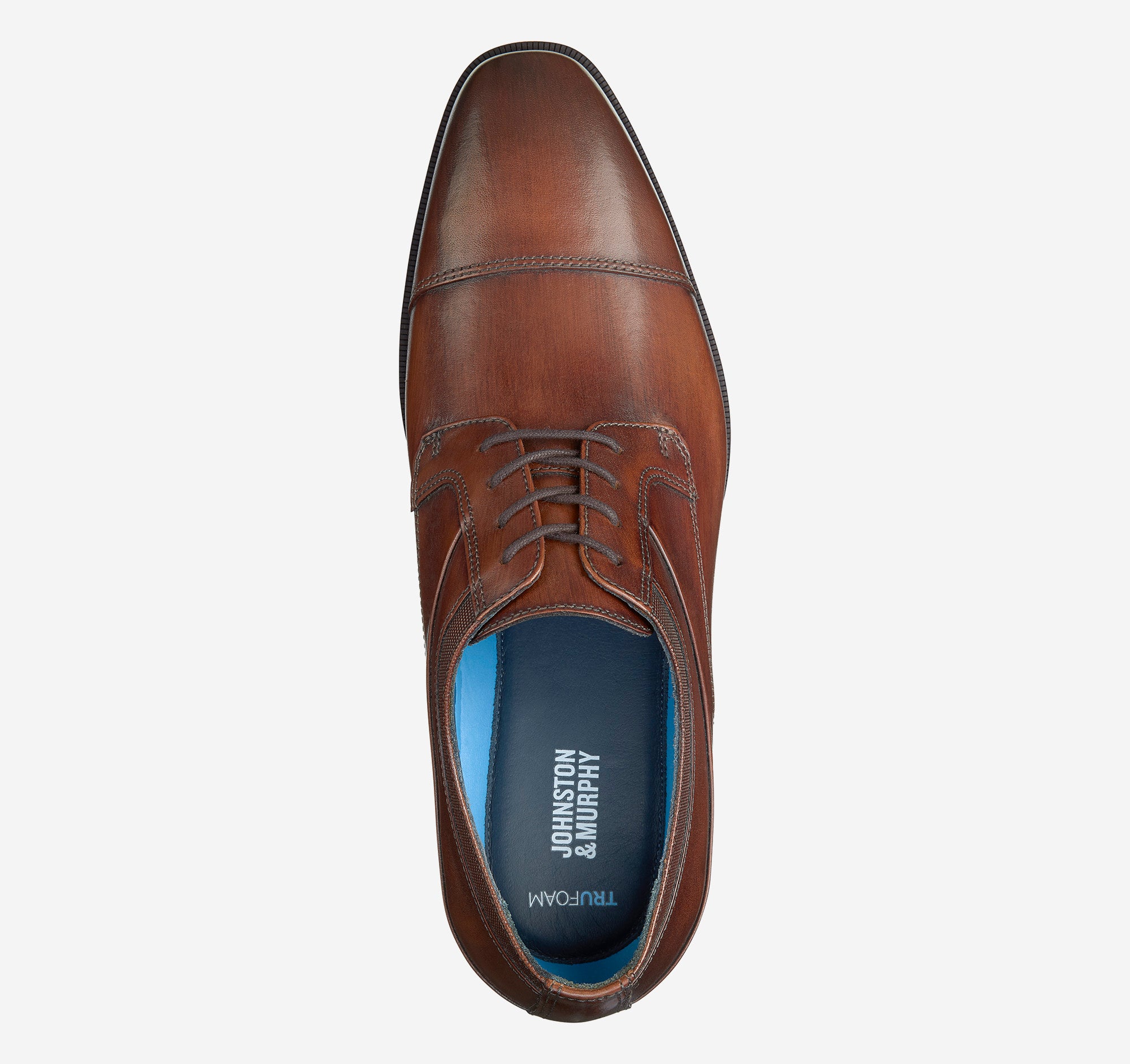 Johnston Murphy Gibbons Cap Toe 11.5 Men's Mahogany Johnston Murphy Gibbons Cap Toe 11.5 Men's Mahogany