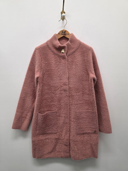 Women's Joseph Ribkoff | Style 263955 Sweater Coat | Vintage Rose