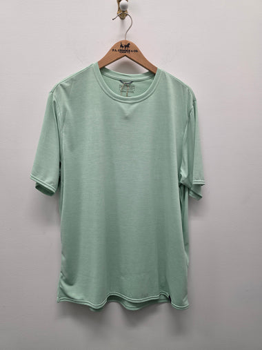 Men's Patagonia | Short Sleeve Capilene Cool Daily Shirt | Rinsed Green