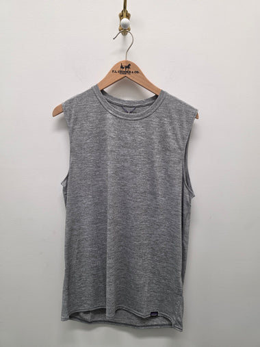 Men's Patagonia | Short Sleeve Capilene Cool Daily Tank | Feather Grey