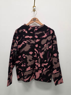 Women's Joseph Ribkoff | Cozy Embroidered Sweater | Black Multi