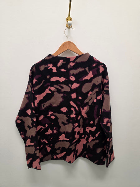 Women's Joseph Ribkoff | Cozy Embroidered Sweater | Black Multi