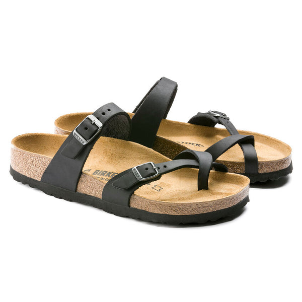 Women's Birkenstock | Mayari Leather Oiled Sandal | Black