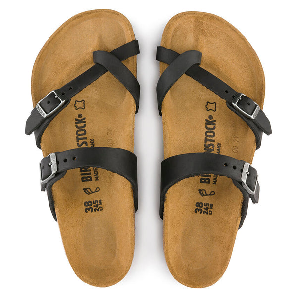 Women's Birkenstock | Mayari Leather Oiled Sandal | Black