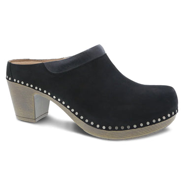 Women's Dansko | Sammy Stylish Heeled Mule Clog | Black