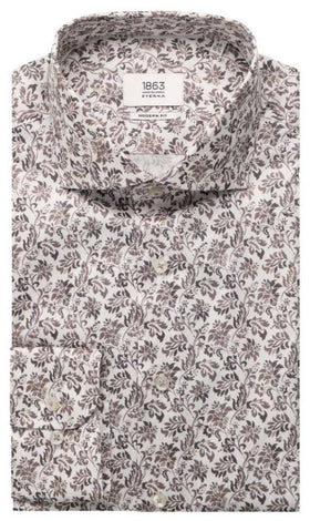 Men's 1863 by Eterna | Twill Button Down | Silver