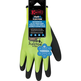Men's Kinco | Hydroflector Waterproof Double-Layered Knit Shell Work Glovesr | Green