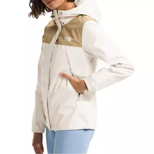 Women's The North Face | Antora Rain Jacket | White Dune Khaki