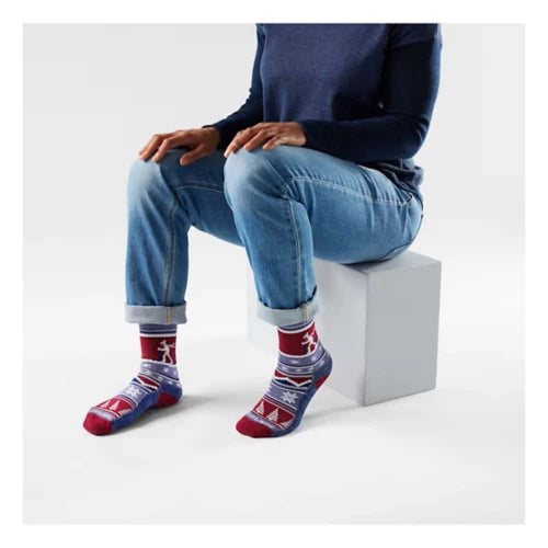 Men's Smartwool | Everyday Cozy Alpine Apres Light Cushion Crew Socks | Nightfall Blue