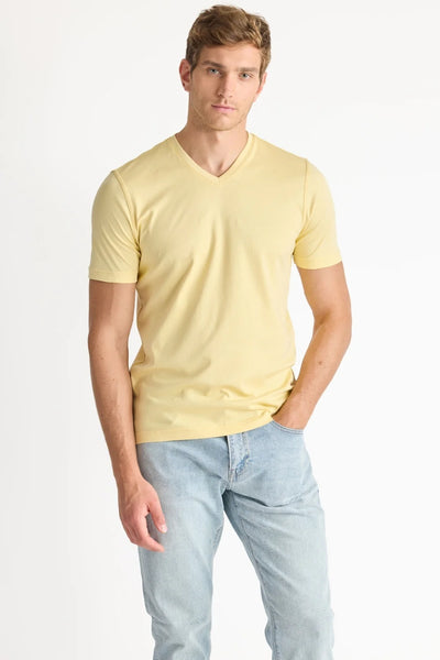 Men's Raffi | The Noah V-Neck Tee | Butter