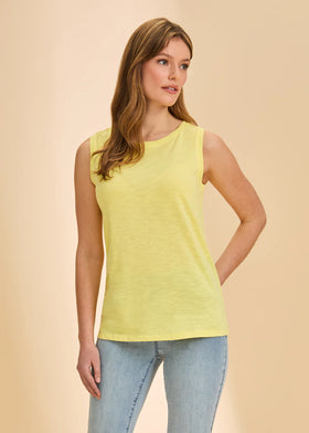 Women's French Dressing | Boat Neck Cami | Pineapple