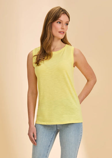 Women's French Dressing | Boat Neck Cami | Pineapple