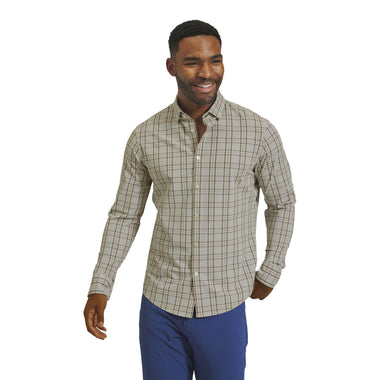Men's Mizzen + Main | Leeward Classic Long Sleeve | Light Pastel Grey